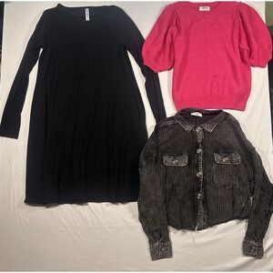 Zenana Boutique Size SmallDress Sweater Cropped Top NWOT LOT of 3 Spring Fall